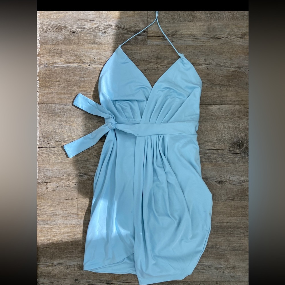 OhPolly blue mini dress